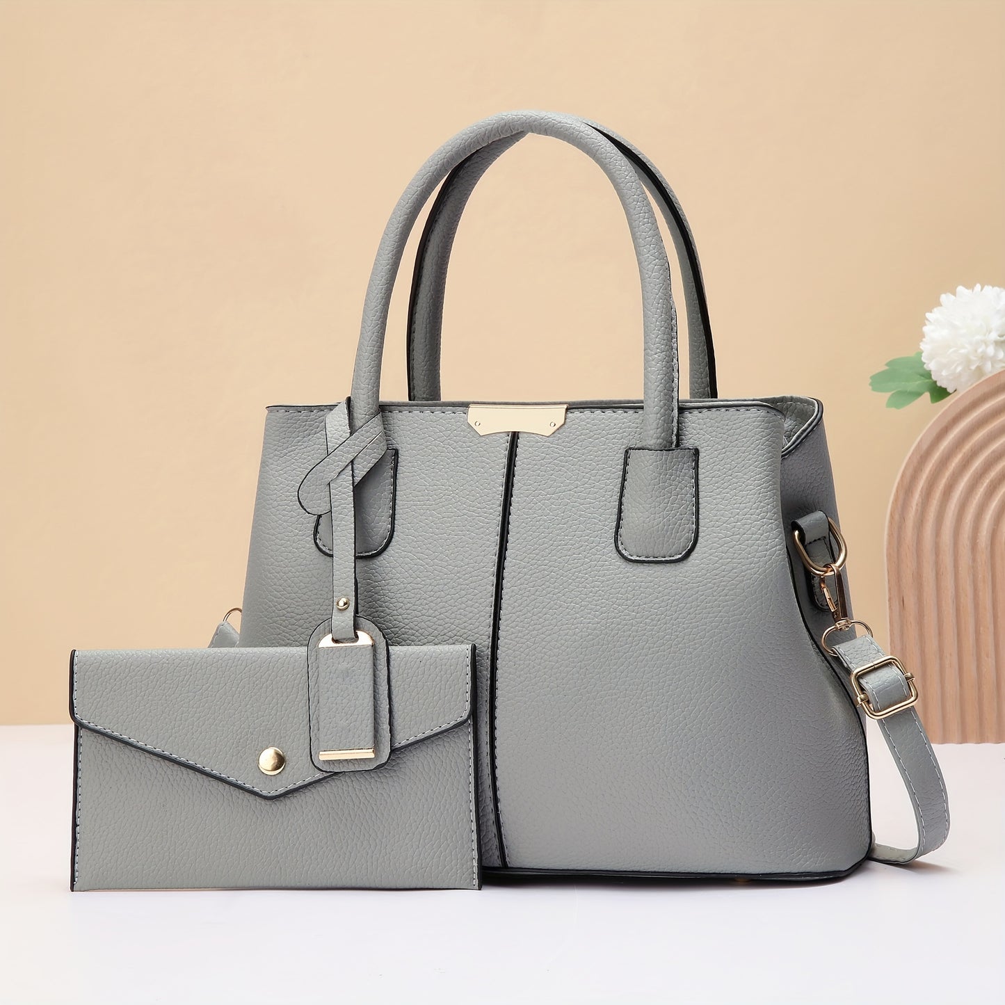 Gift mom a stylish and practical tote and crossbody bag set for Mother's Day.