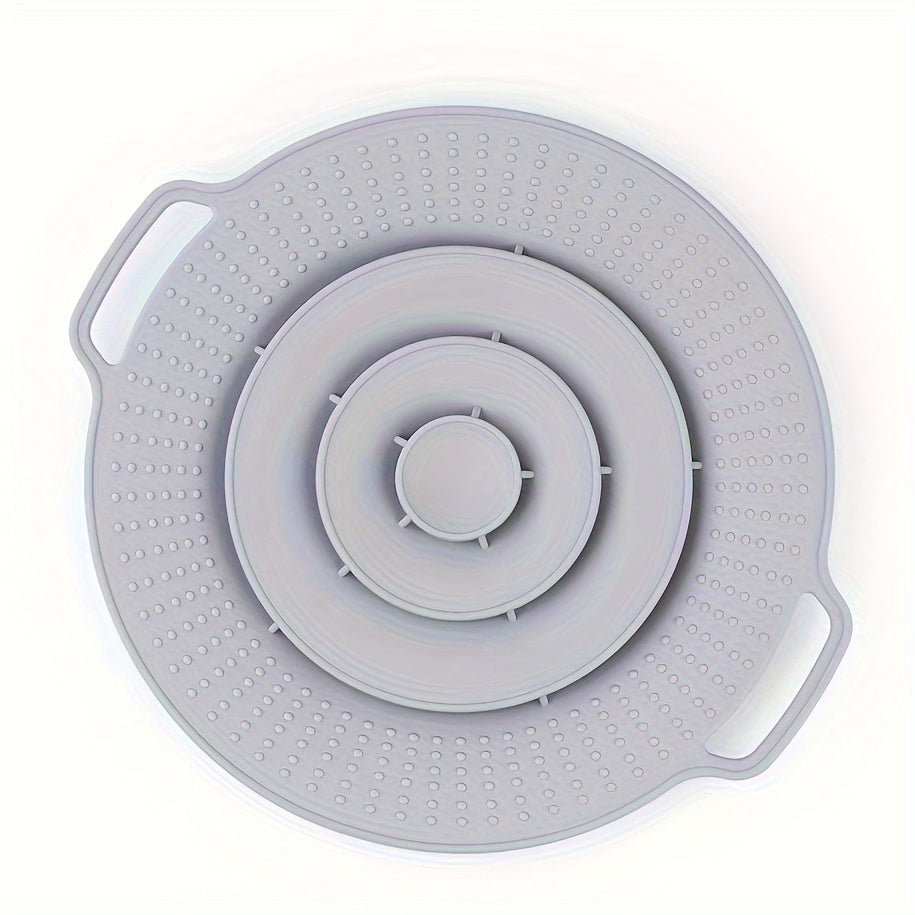 Spill Stopper Pot Lid Cover - Prevent Boiling Over with this Silicone Cover for Pots and Pans - Safeguard Your Cooking with this 30.48cm Multi-Function Lid Cover for Kitchen Use