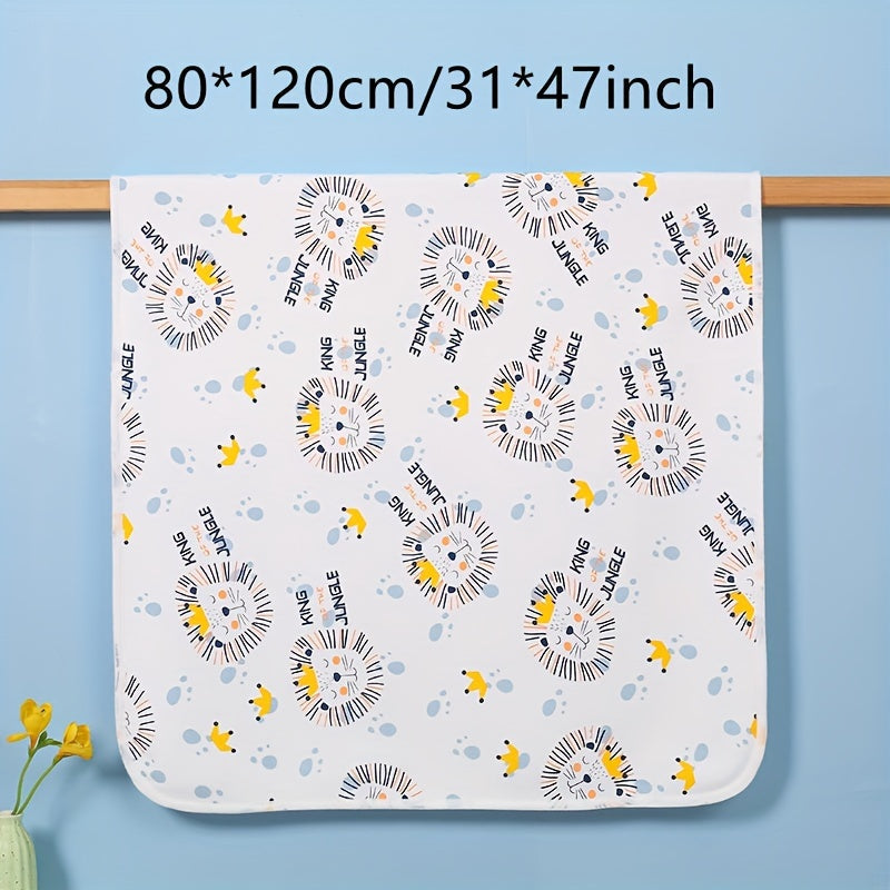 Waterproof Diaper Changing Pad with Cartoon Pattern, Washable Potty Training Mat. Reusable Mattress ideal for Christmas, Halloween, Thanksgiving, New Year's, and Valentine's Day gifts.