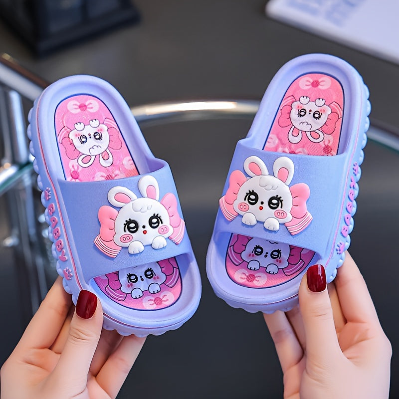 Kids' Bunny Slippers - Non-Slip, Comfy, & Versatile for Boys & Girls Year-Round