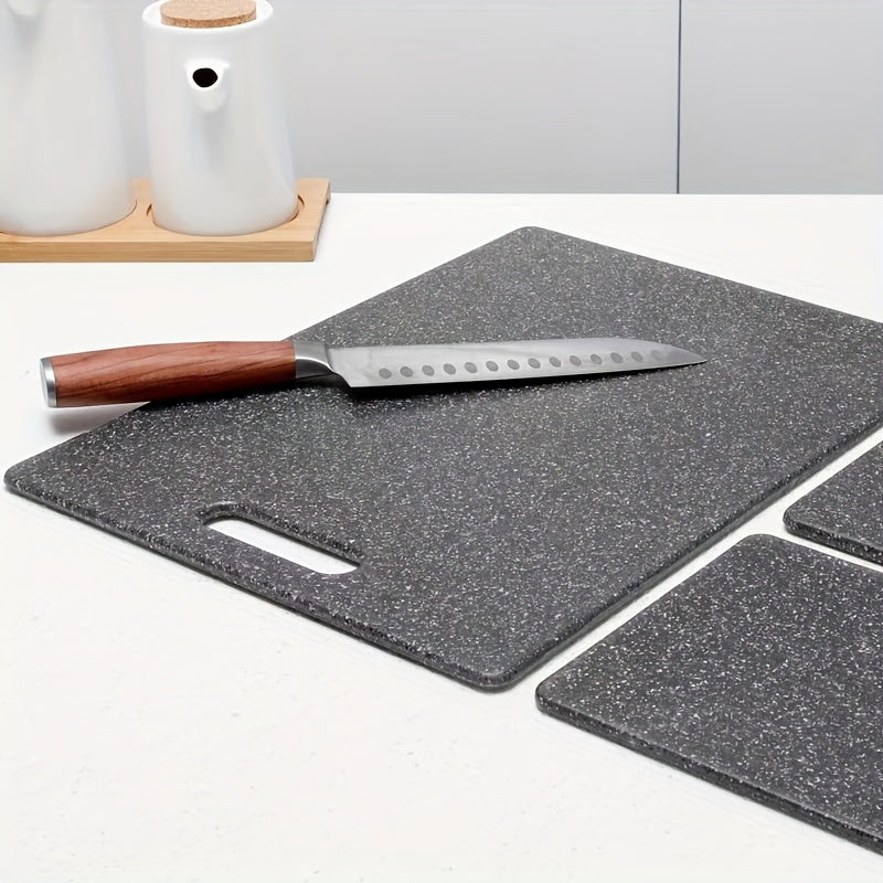 1 piece of marble cutting board made of PP Plastic, featuring a double-sided design for versatile use