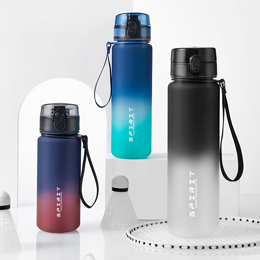 1pc Sports Water Bottle in various sizes (500ml/650ml/1000ml), perfect for camping, hiking, fitness, and outdoor activities. Great birthday gift idea.