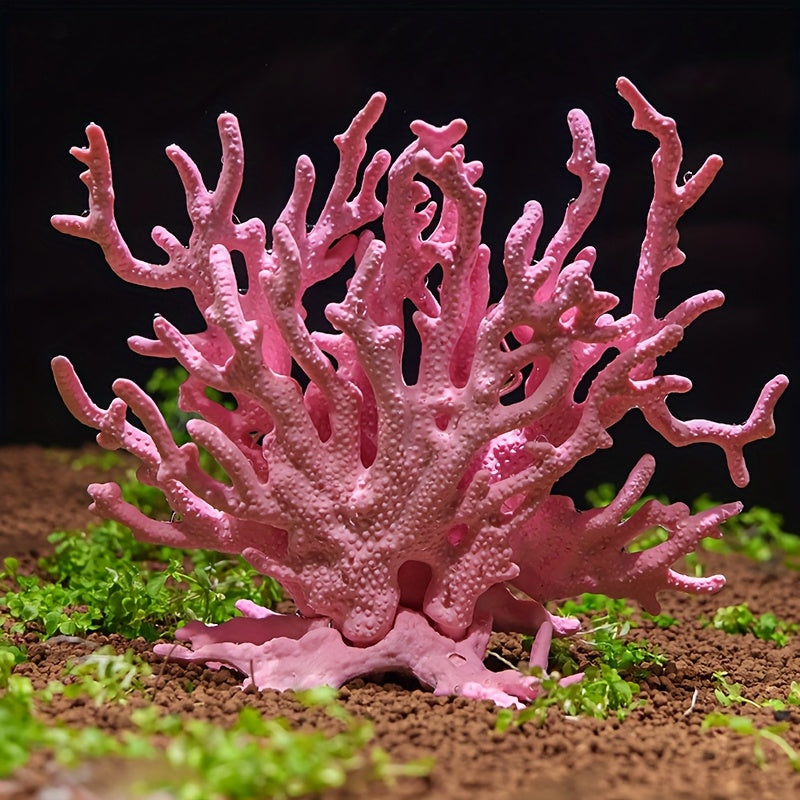 Imitation coral decoration for aquariums and living rooms.