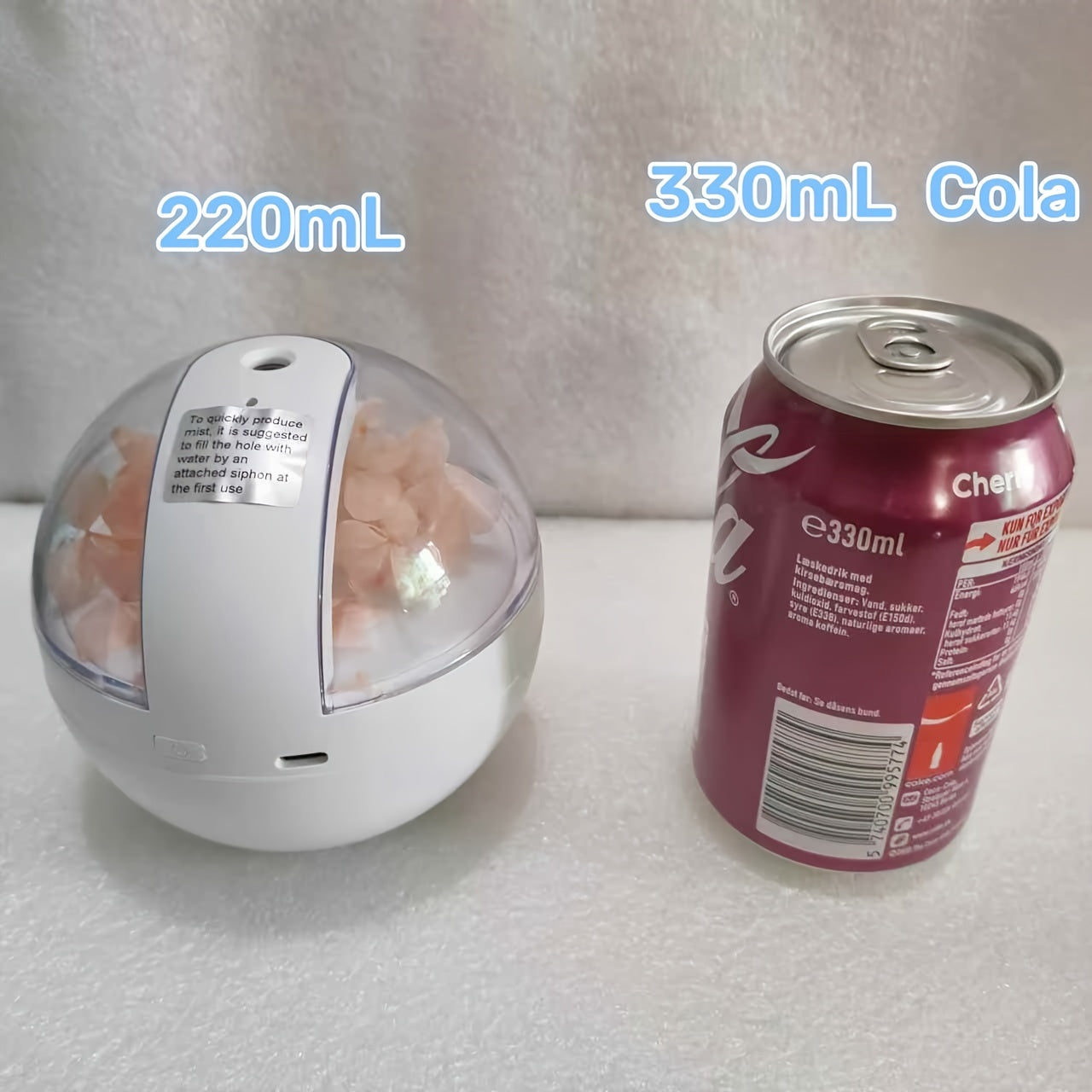 USB powered Everlasting Flower Humidifier purifies air quietly with aromatherapy for home, office, and school, for 220ml.