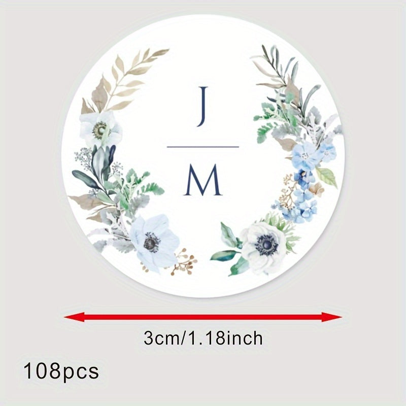 Personalized Round Labels for Bridal Showers - Custom Thank You Stickers with Name & Date, Matte Finish on Recyclable Paper