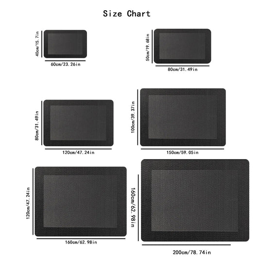 Thick Non-Slip Polyester Doormat measuring 1.1cm, Waterproof and Long-Lasting, Easy to Clean in the Washing Machine, Featuring a Minimalist Design Perfect for Kitchen, Living Room, Entryway, and Home Decoration.