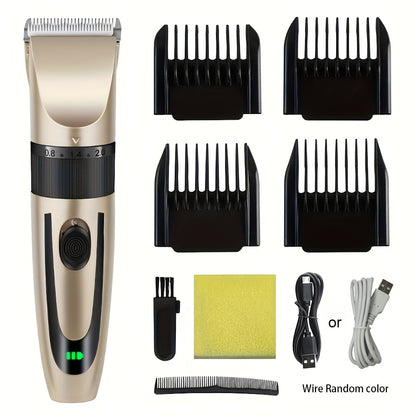 Multifunctional electric hair clipper trimmer for body hair removal, ideal Father's Day gift.