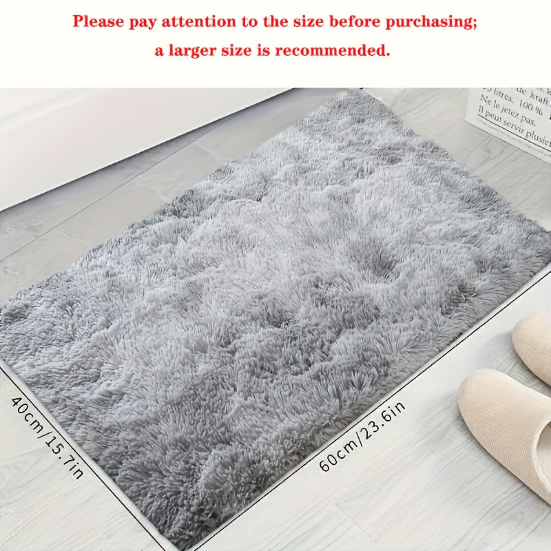 Indulgent Plush Shaggy Area Rug made of Soft Polyester Fiber, Easy to Clean and Stain Resistant, Washable, Perfect for Living Room and Bedroom, Thoughtful Home Decor Gift for Loved Ones.