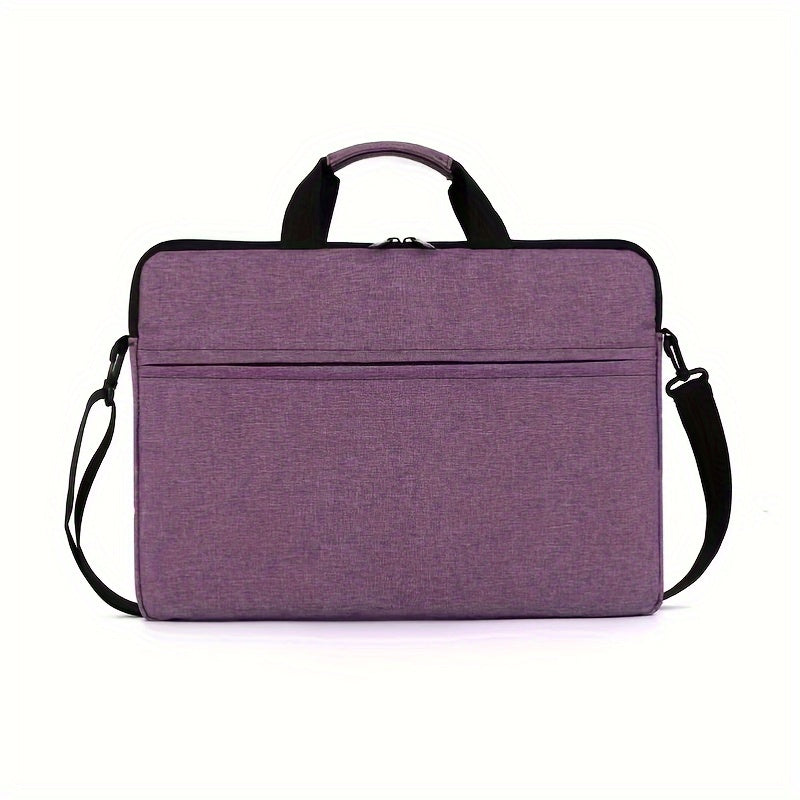 Spacious laptop messenger bag made of polyamide, featuring a durable briefcase design. Suitable for travel and work.