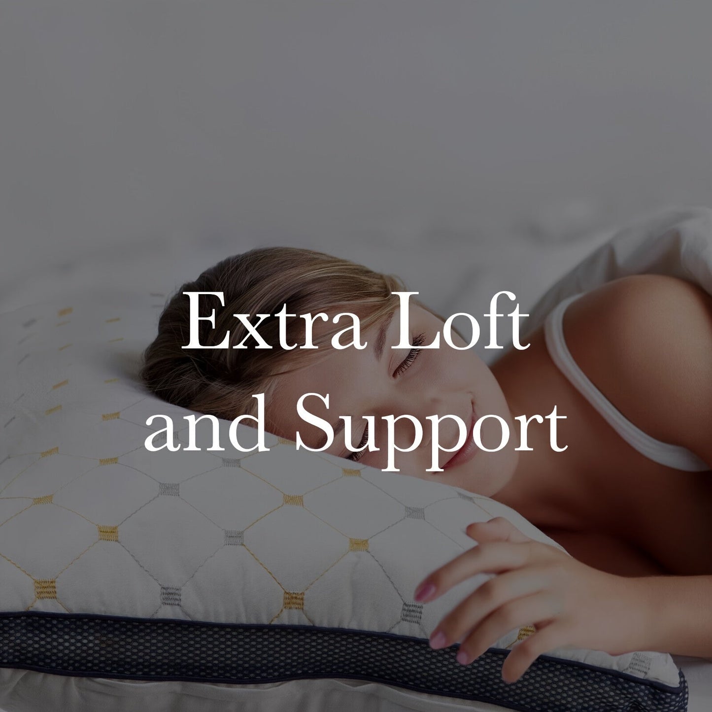 Luxurious Cervical Pillow: Breathable, Soft, Skin-Friendly Comfort, Ideal for Side and Back Sleepers, Pregnancy Support, Polyester Down Alternative.