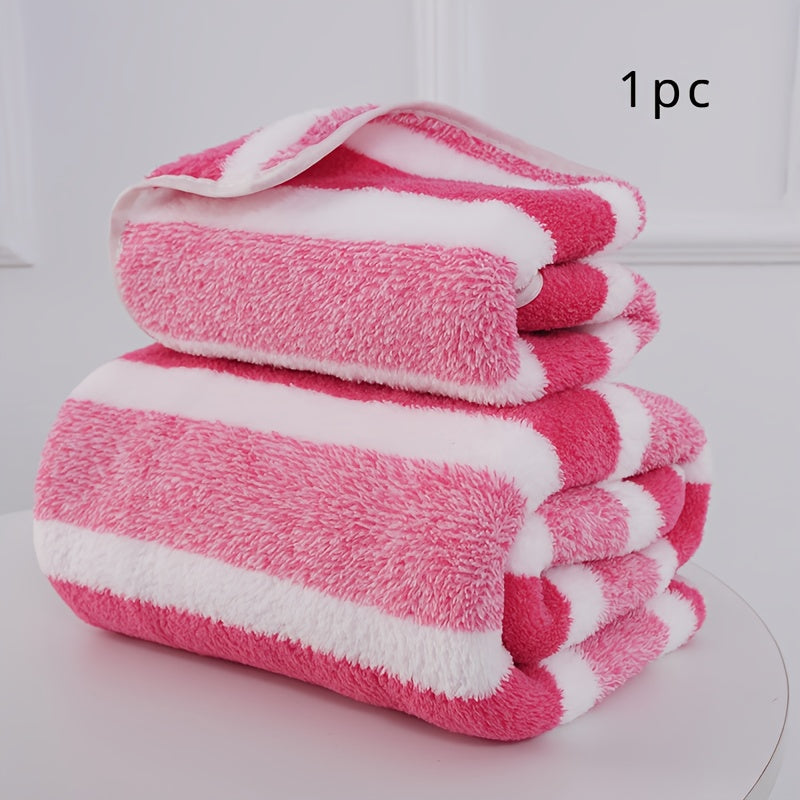 Wholesale Thick Striped Towels for Face Washing, Enhanced Absorbency, Suitable for Home Use across Borders