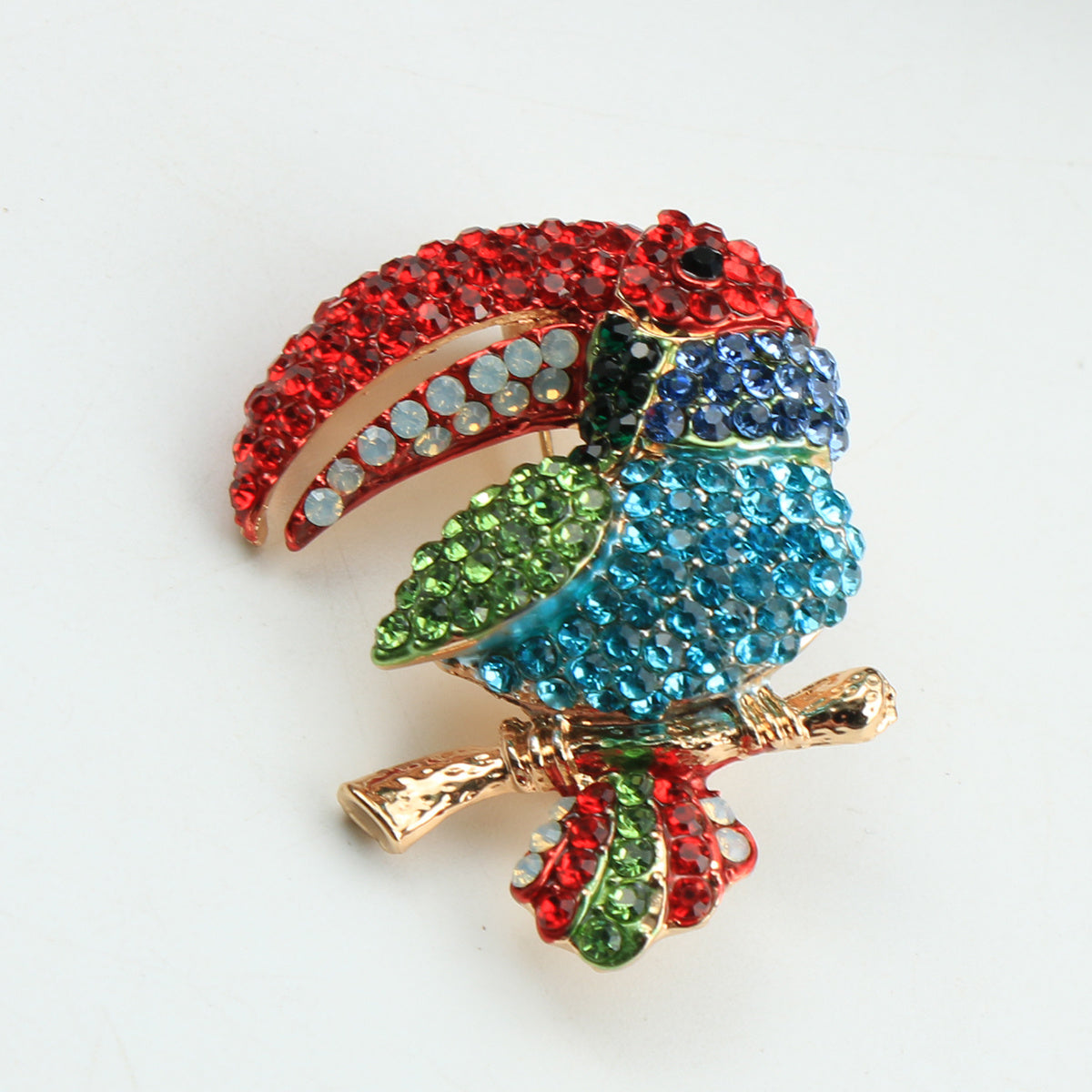 Chic Antique Rhinestone Brooch Pin, Kiyimlar, Kostyumlar va Kiyimlar uchun mos - Har qanday partiya kiyimiga zamonaviy qo'shimcha