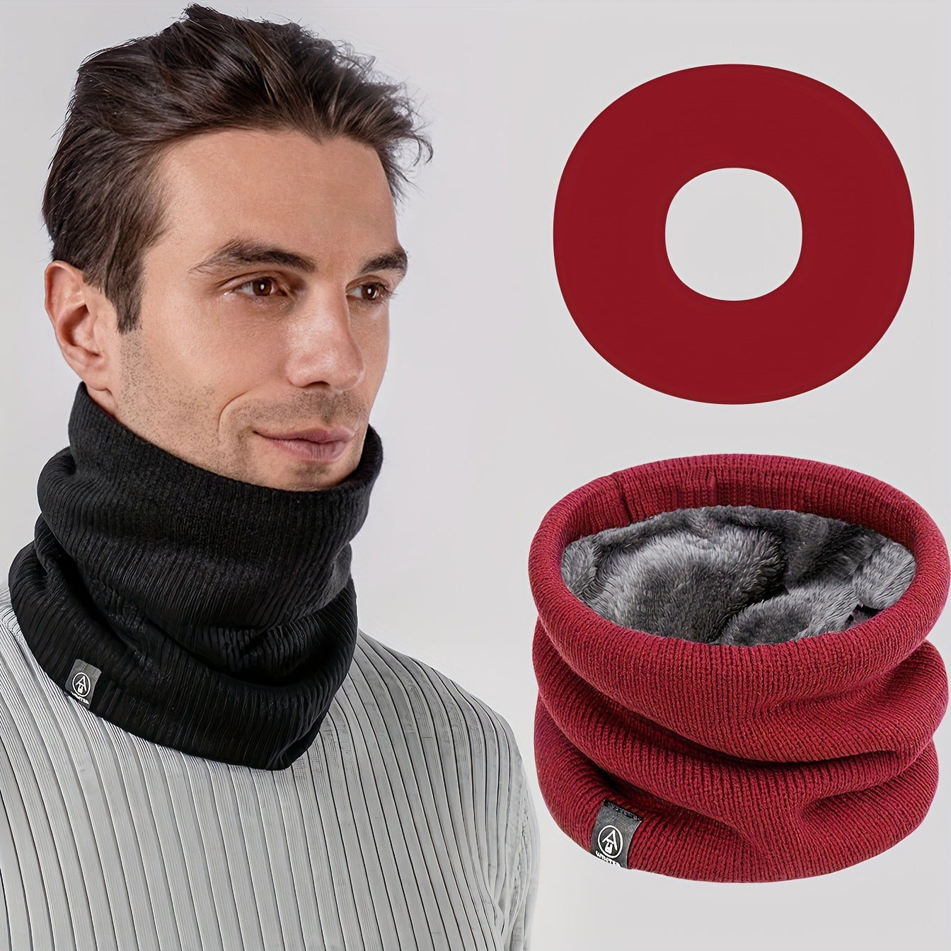 Stay warm and cozy this winter with our versatile Winter Neck Gaiter. This thickened and fleece-lined scarf is perfect for both men and women, providing exceptional warmth and comfort. It can also be worn as a cycling mask, knitted pullover fake collar