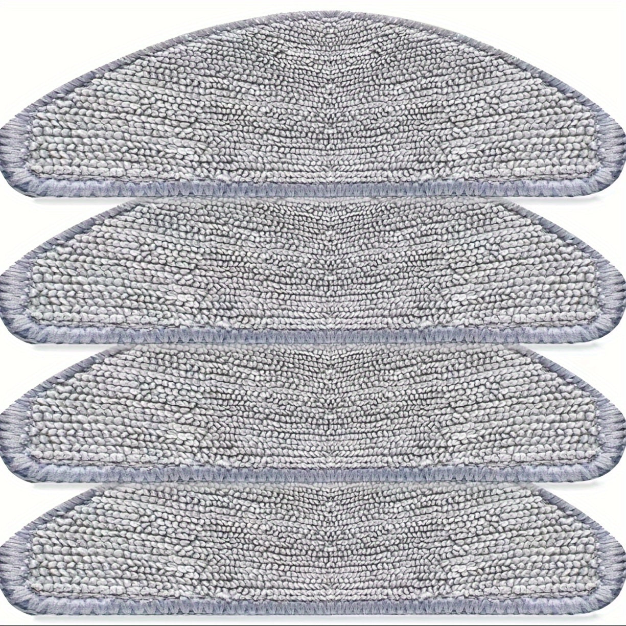 Set of 4 Washable Microfiber Mop Pads for iRobot Combo i5/i5+/j5/j5+i3 Robot Vacuum Cleaner, Durable Ultrafine Fiber Cleaning Pads for Different Floor Surfaces, Reusable and Compatible