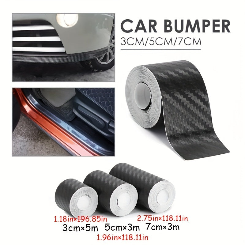 3D carbon fiber sticker film for car protection against scratches.