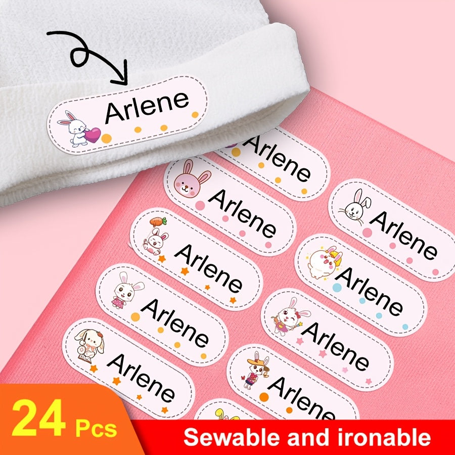 Iron your clothes with ease using our custom clothing ironing labels. Choose from packs of 12, 24, 36, or 48 stickers that are waterproof and non-fading. Label your clothes, hats, shoes, and hand towels effortlessly.