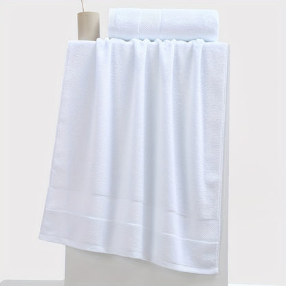 6-piece cotton towel set includes 2 bath towels, 2 hand towels, and 2 washcloths. Quick-drying, soft, and absorbent towels suitable for bathroom, gym, hotel, and spa use.