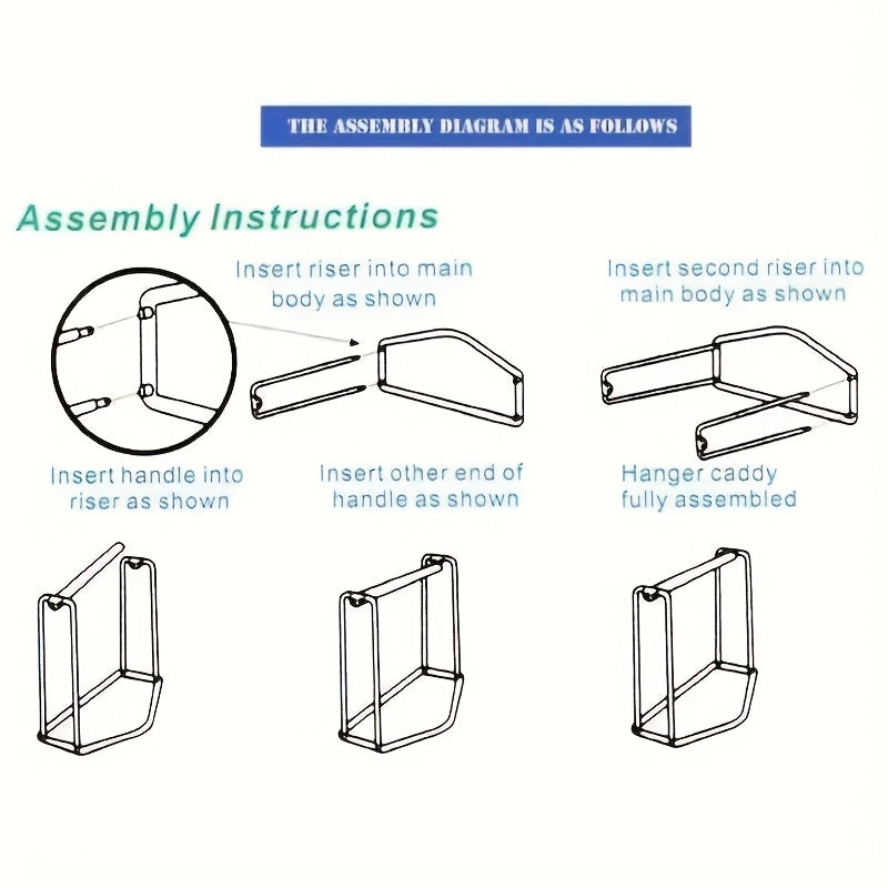 Durable White Plastic Hanger Organizer - Compact Storage Solution for Clothing and Accessories with Convenient Access