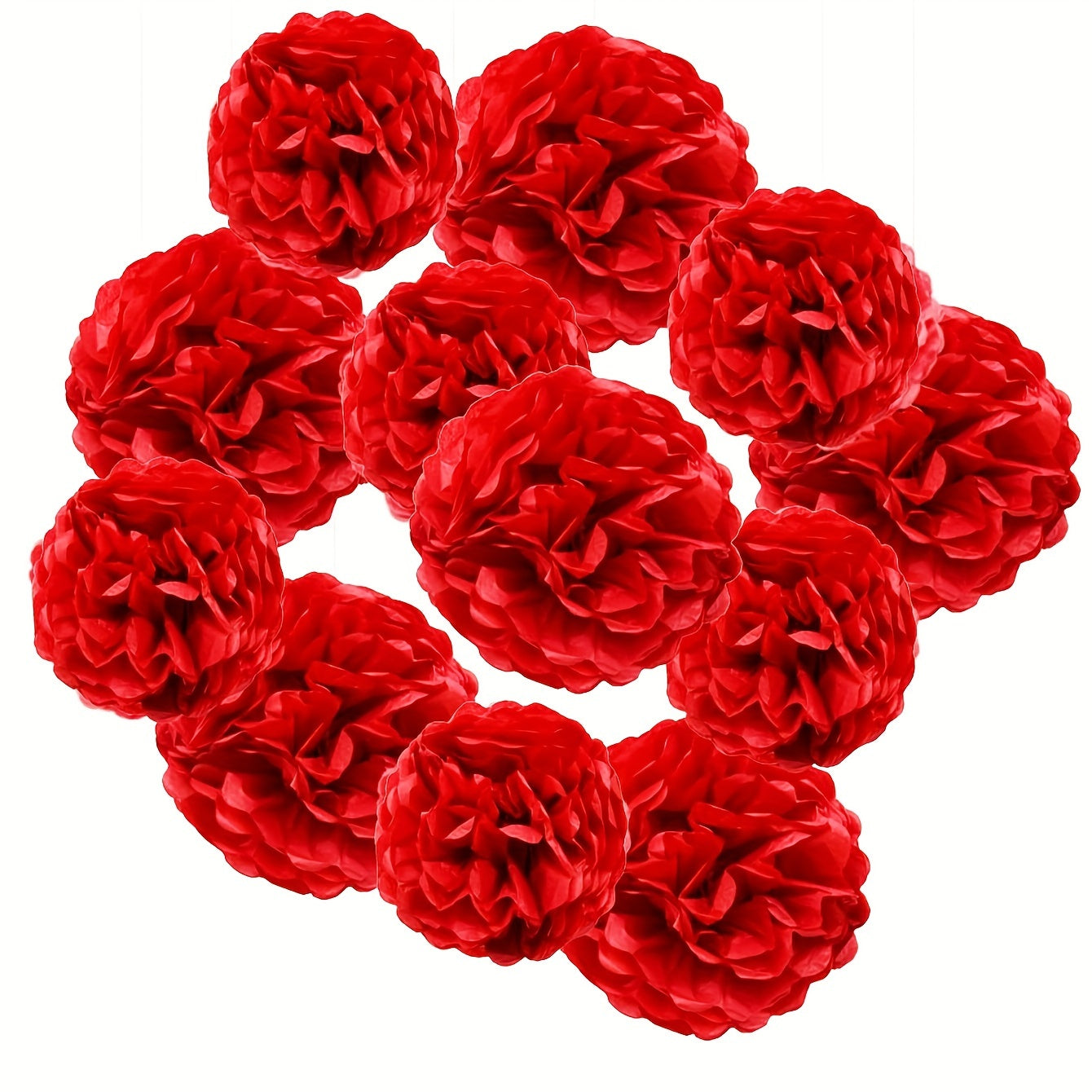 3 Paper Pom Poms for Wedding and Birthday Party Decorations