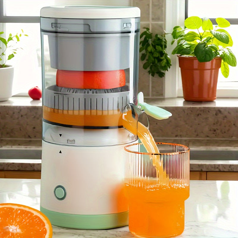 Portable Wireless Electric Blender with 13.53Oz Capacity And Detachable Cup - USB Rechargeable, User-Friendly One-Button Operation, Heat-resistant Food Grade PP Material, Multipurpose Automatic Juice Extractor for Freshly Squeezed Juices.