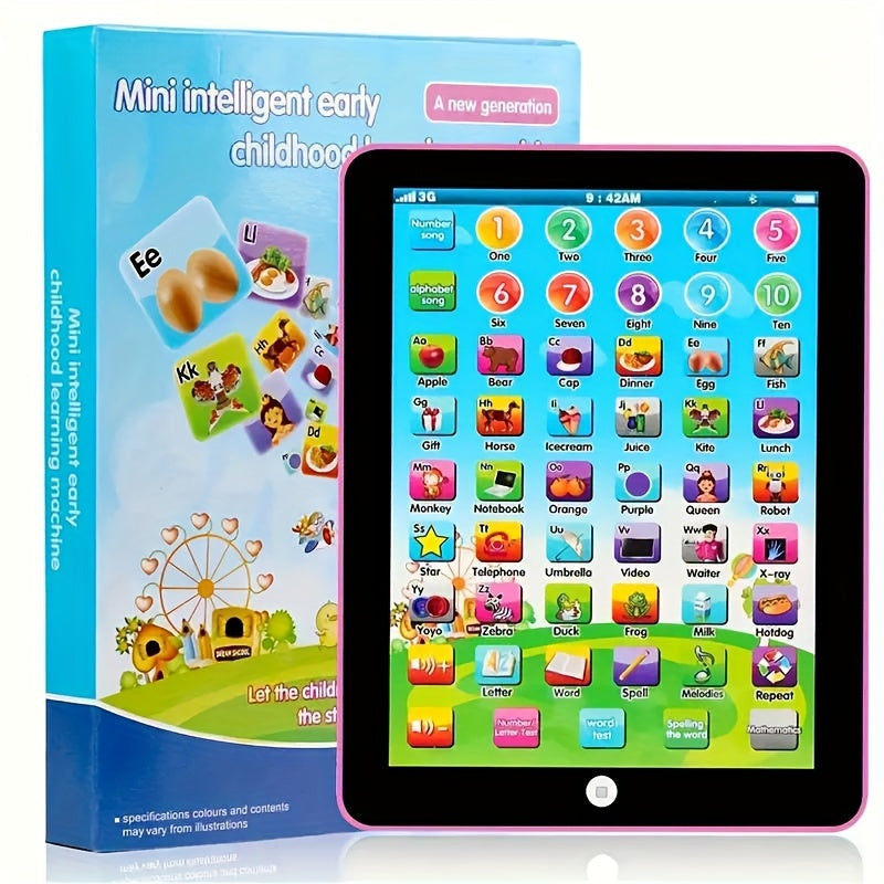 Tablet for Educational Simulations Designed for Children Ages 3 and Up, Featuring Puzzles and Interactive Parent-child Toys. Ideal Birthday, Halloween, Christmas, and Thanksgiving Gifts for Boys and Girls.