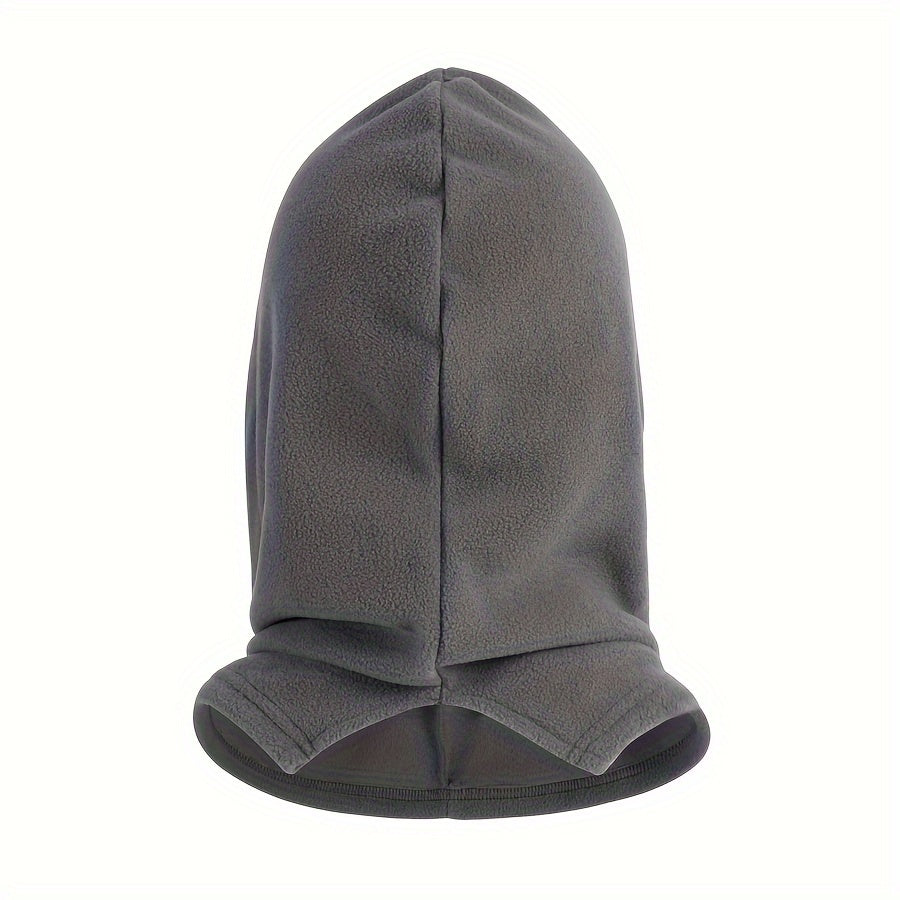 Stay warm and protected this winter with our Winter Fleece Balaclava Hat. This versatile 4-in-1 accessory includes an integrated face mask, earmuffs, and scarf, making it the perfect solution for all your outdoor activities. The adjustable design ensures