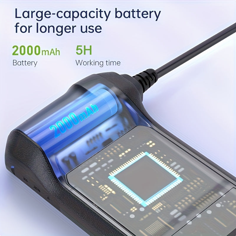 INSKAM 10.92cm HD Industrial Endoscope with Dual Lens, USB Rechargeable, Perfect for Auto Repair & Plumbing Inspection