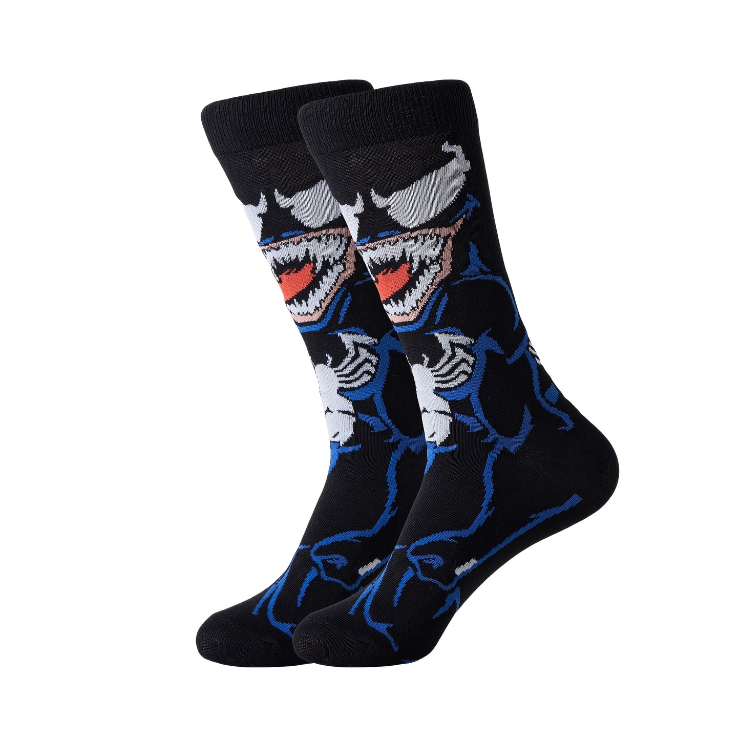 5/10pcs Cartoon Graphic Crew Socks - Perfect for All Seasons, Street Style Casual Wear