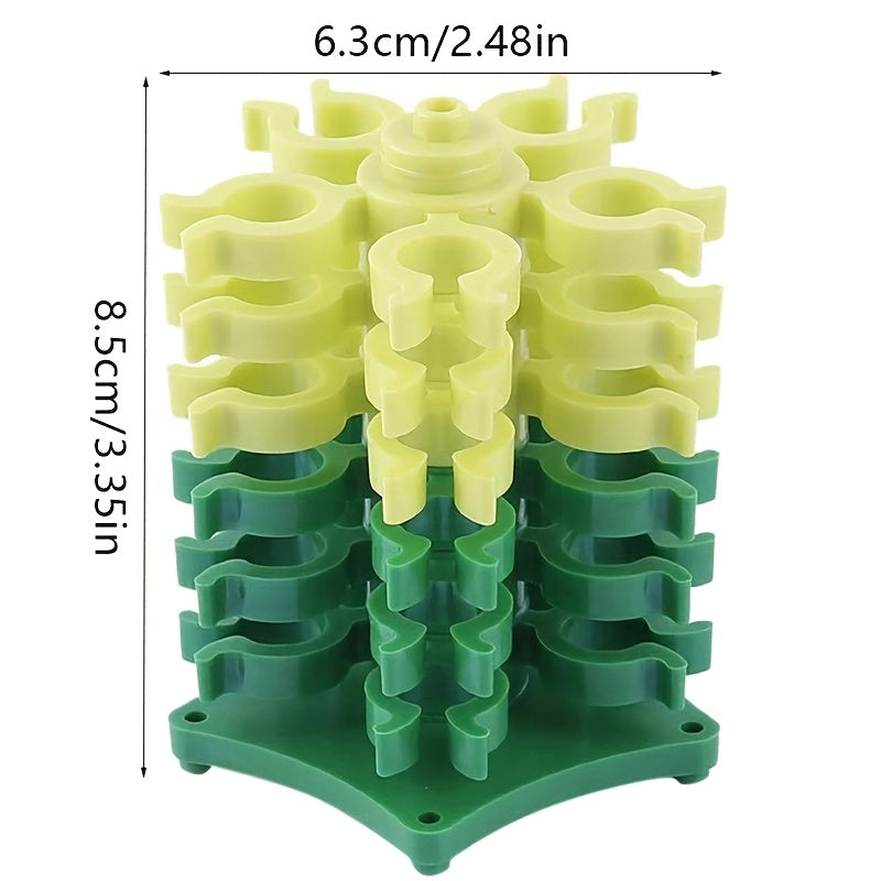 Rotating Silicone Storage Shuttle Core with detachable 6 layers and 30 grid collection clip.