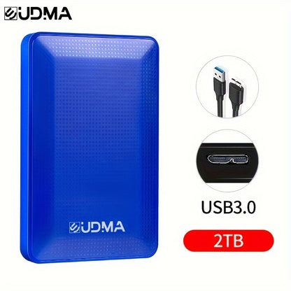 UDMA 1TB mobile hard drive for storing large files and media.