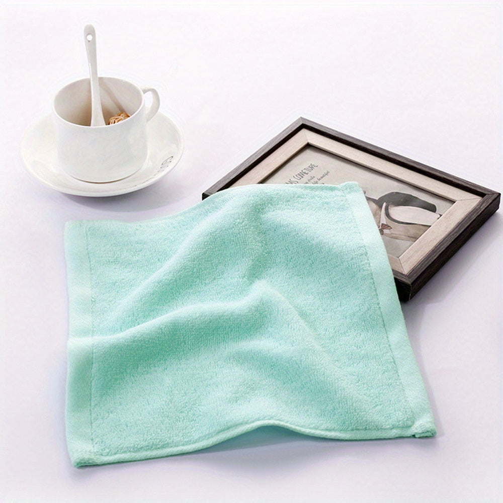 Soft cotton washcloths in 1 or 4 packs, perfect for face and bathroom use. Size -24.89*24.89cm.