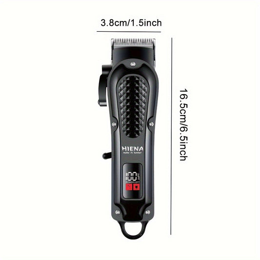 Rechargeable electric hair clipper for men.