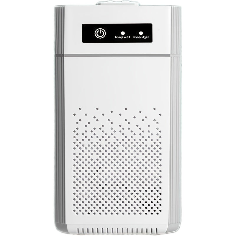 USB-Powered Air Purifier with 3 Odor Elimination Levels - Ideal for Home, Office, Bedroom, and Desktop.