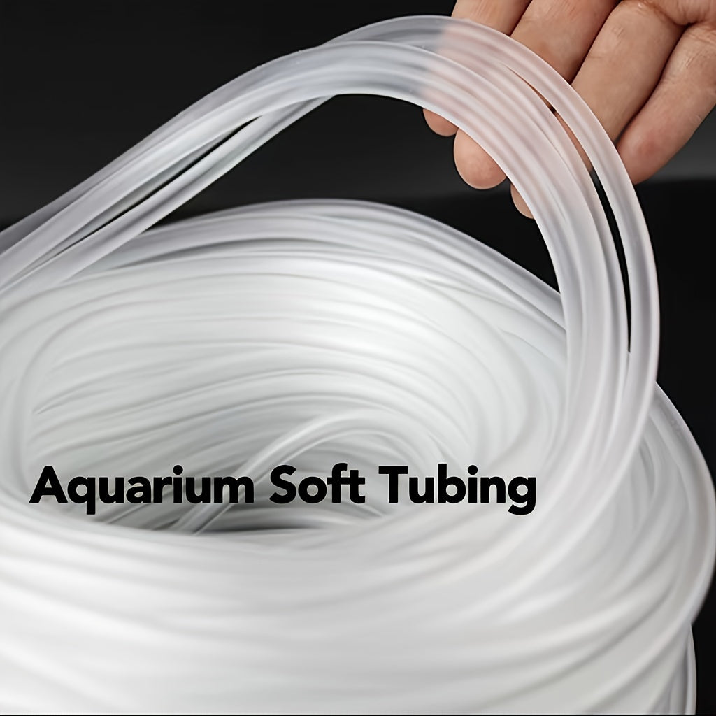 Translucent silicone aquarium hose, available in 10' or 30' lengths.