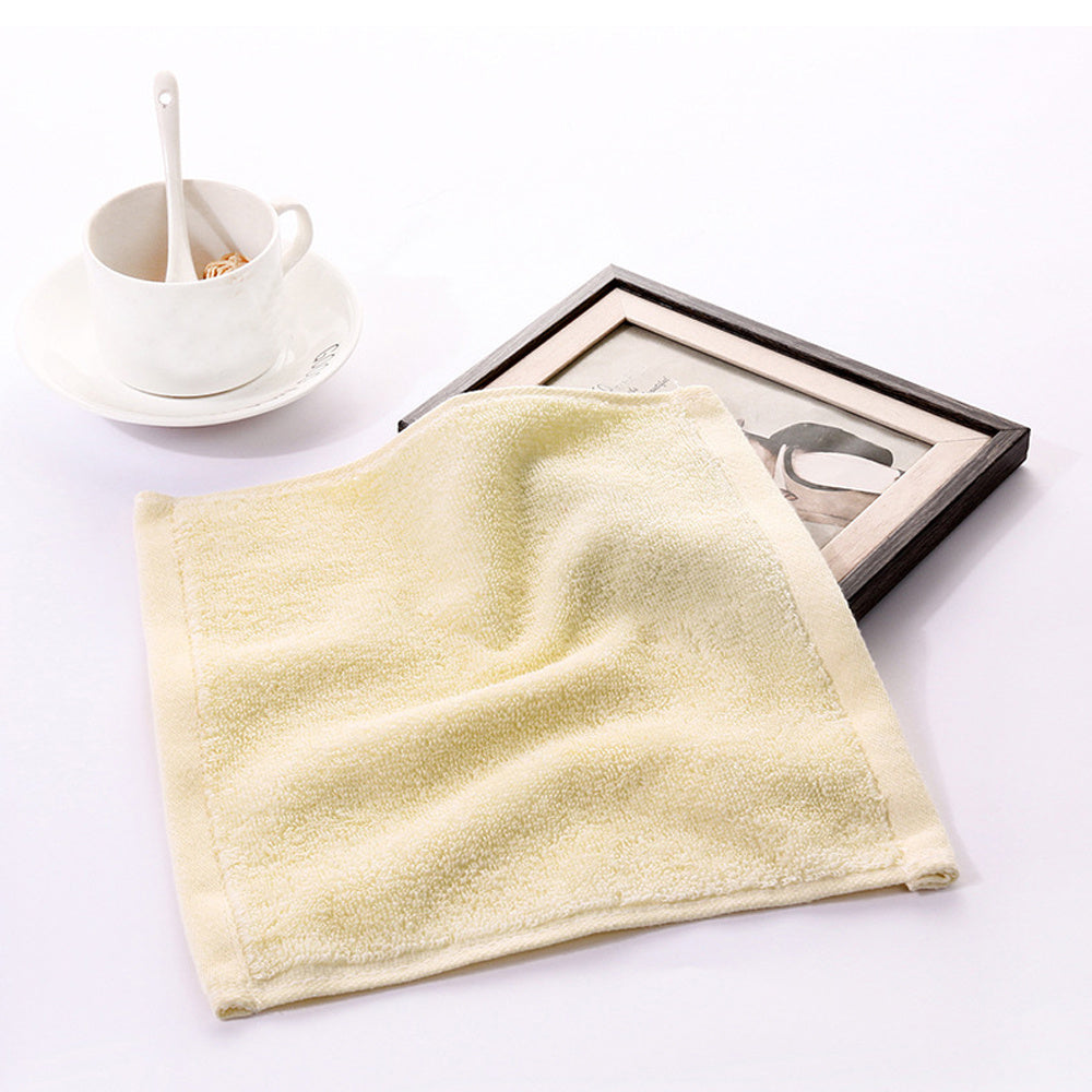 Soft cotton washcloths in 1 or 4 packs, perfect for face and bathroom use. Size -24.89*24.89cm.