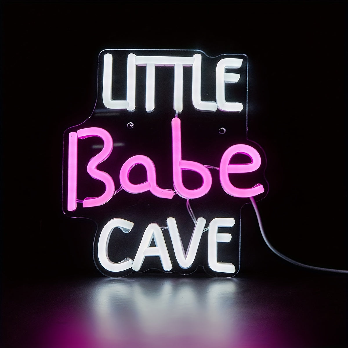 1pc USB-powered LED neon sign in the shape of a cave for bedroom wall decoration. Great for holidays, parties, and weddings.