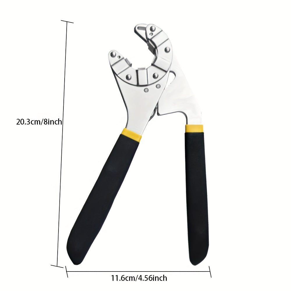 14-в-1 Регулируемый волшебный ключ для DIY и домашнего ремонта, металлическая конструкция, не требует электричества.