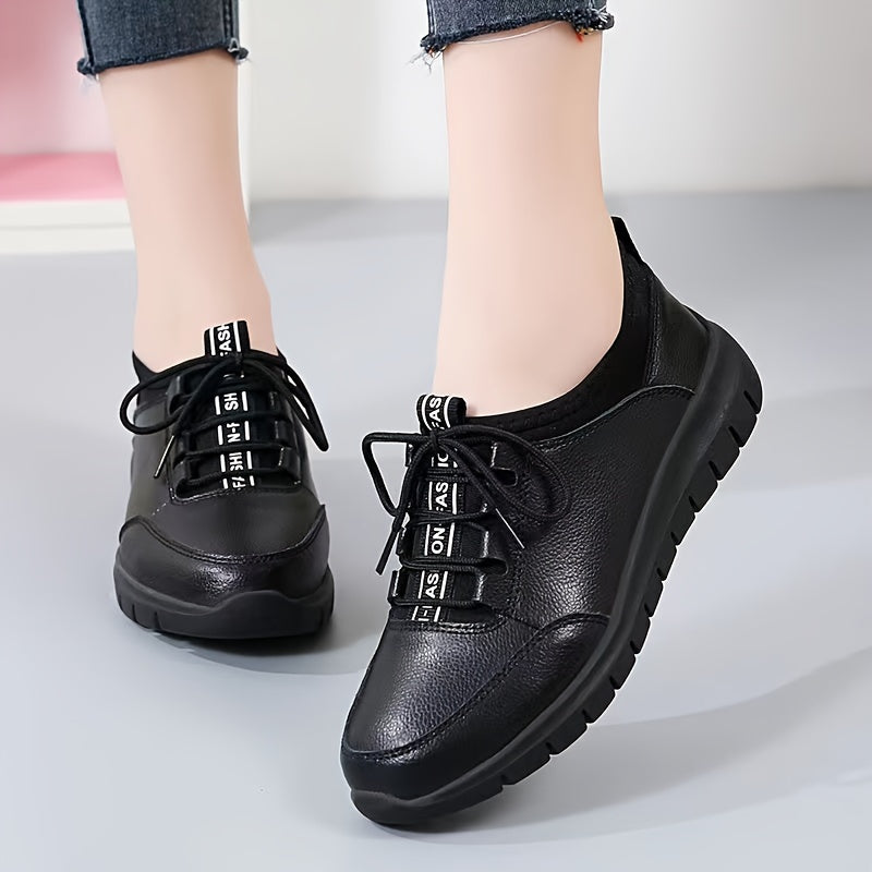 Women's Anti-Slip Work Shoes with Soft Sole for Comfortable Walking, Casual Style.