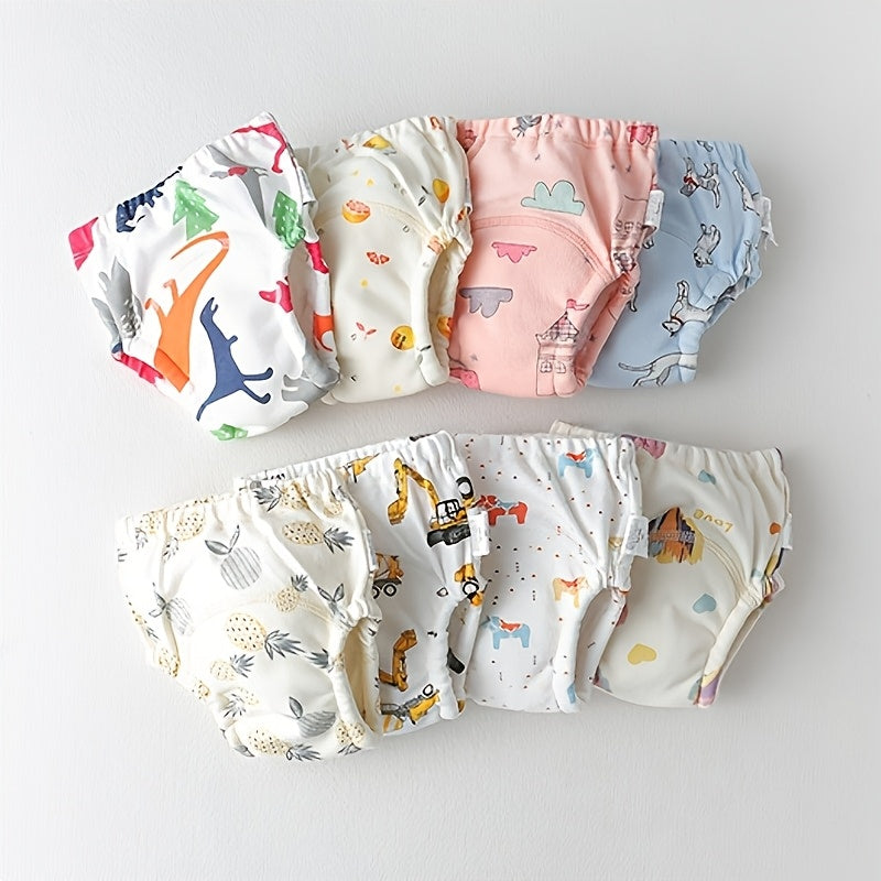 Set of 1 Baby Training Pants, Made from Soft Knit Fabric, Breathable Cloth Diaper Covers, Leak-proof Potty Training Underpants, Suitable for Ages 0-3 years