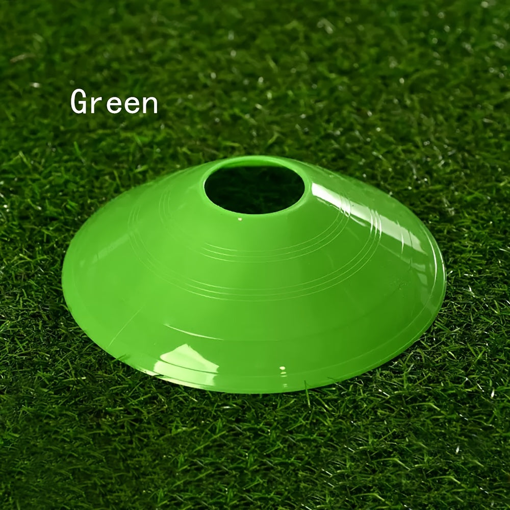 PE Football Training Equipment available in 5/10/20/50pcs sets with Thickened Round Mouth Logo Discs, ideal for outdoor sports.