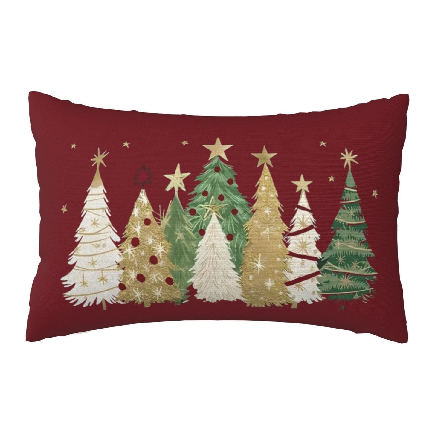 Decorate your living room and bedroom with this Christmas Decorative Pillow Cover featuring a Christmas tree design. This sofa cushion cover is perfect for adding some festive charm to your space. It makes a great Christmas decoration and gift. The