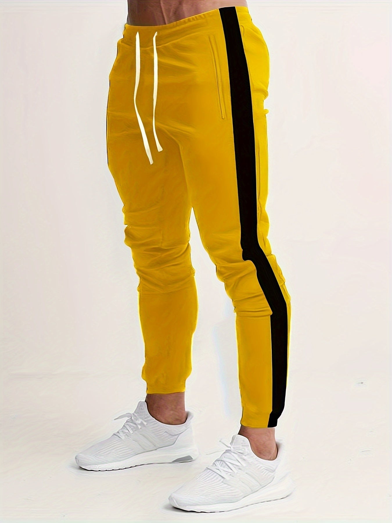 Thin casual sports suit for fitness training with stand-up collar and zipper for spring and autumn.