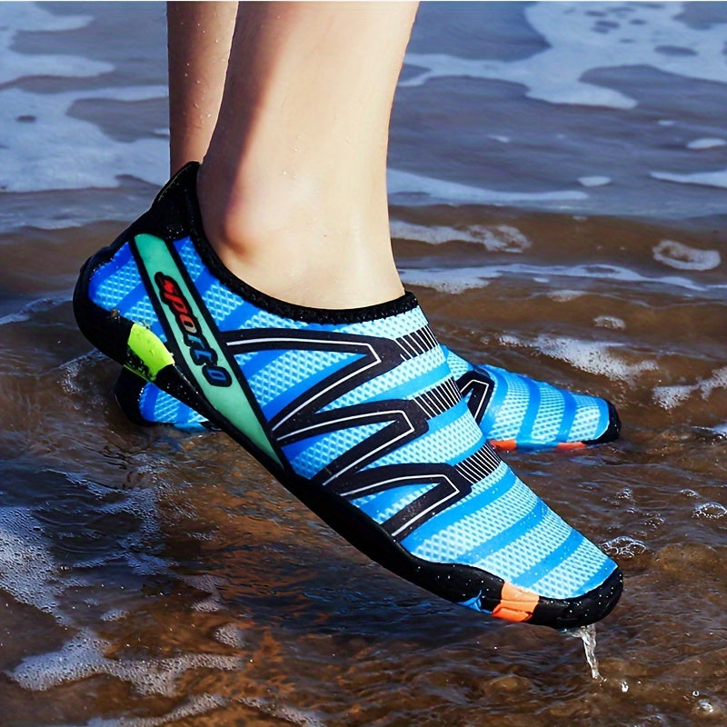 Fast drying water socks with sporty design, ideal for swim, surf, and fishing. Non-slip and breathable for women.