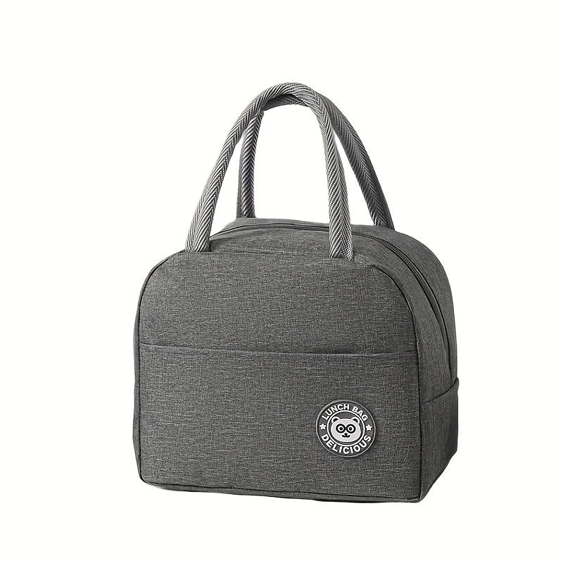 Sturdy Oxford Cloth Lunch Bag with Generous Insulation - Great for Work, School, Outdoor Adventures &picnics.