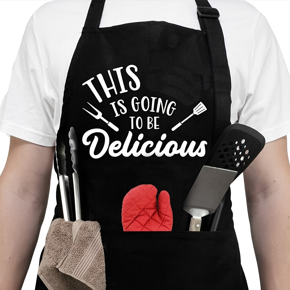 1 dona Unisex Moslashuvchan Yagona Rangli Oshxona Kichka Sumkali Apron