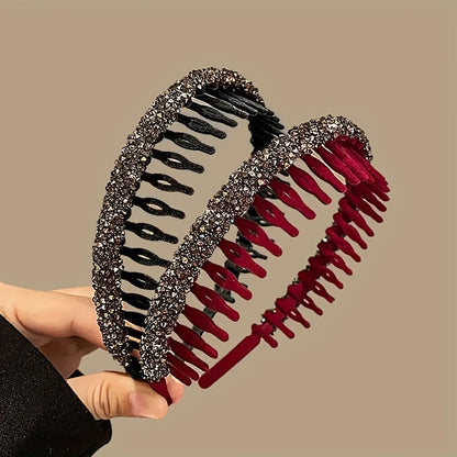 New Fashion Sparkling Rhinestone Headband for Women and Girls