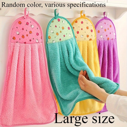 Large soft and absorbent hand towels available in packs of 1, 3, or 5 pieces. Offered in a variety of multi-color options for use in the bathroom and kitchen. Ideal for quick drying and everyday convenience.