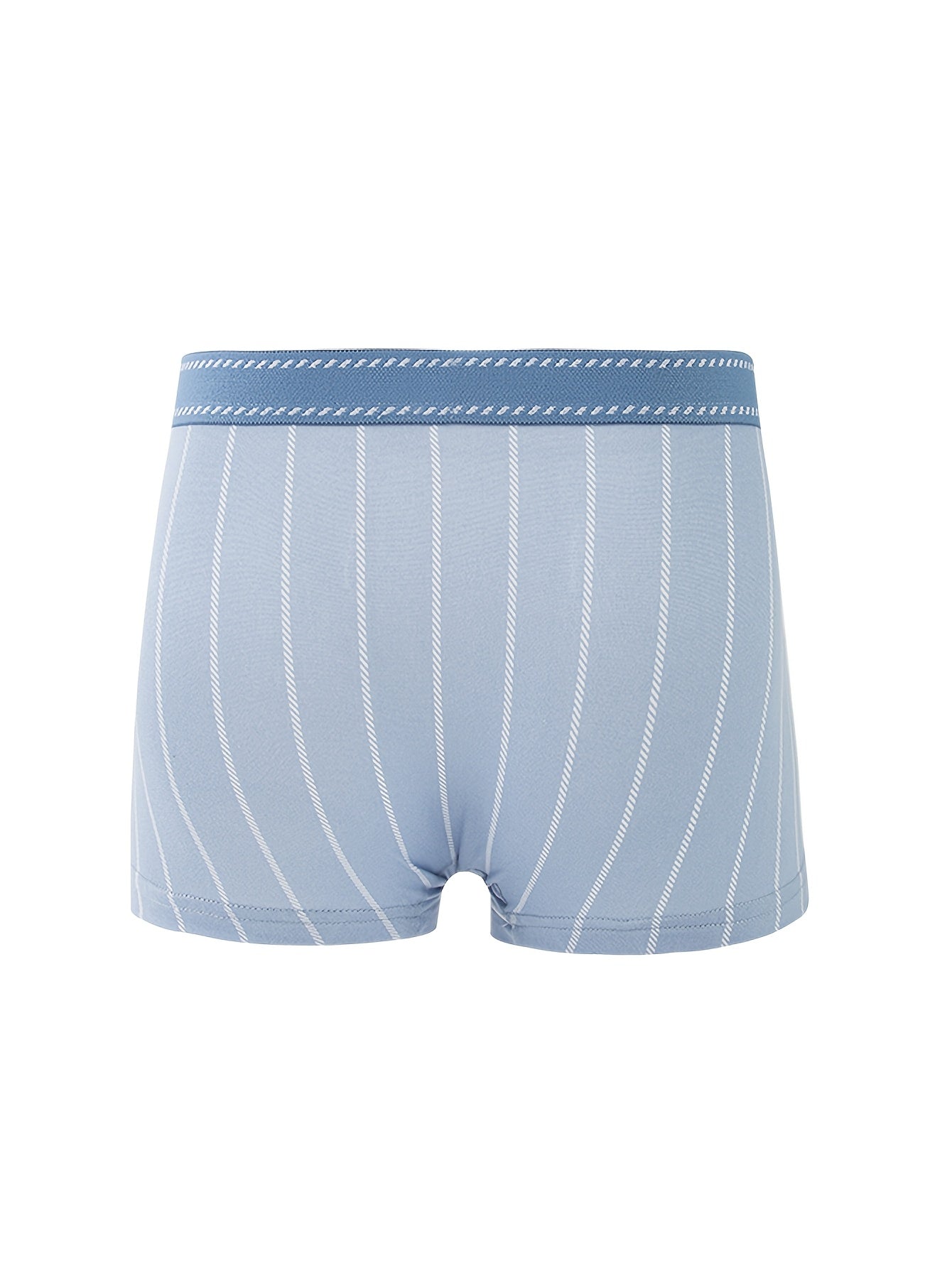 A 10-pack of men's print boxer briefs made with high stretch polyester knit fabric for comfortable breathability.