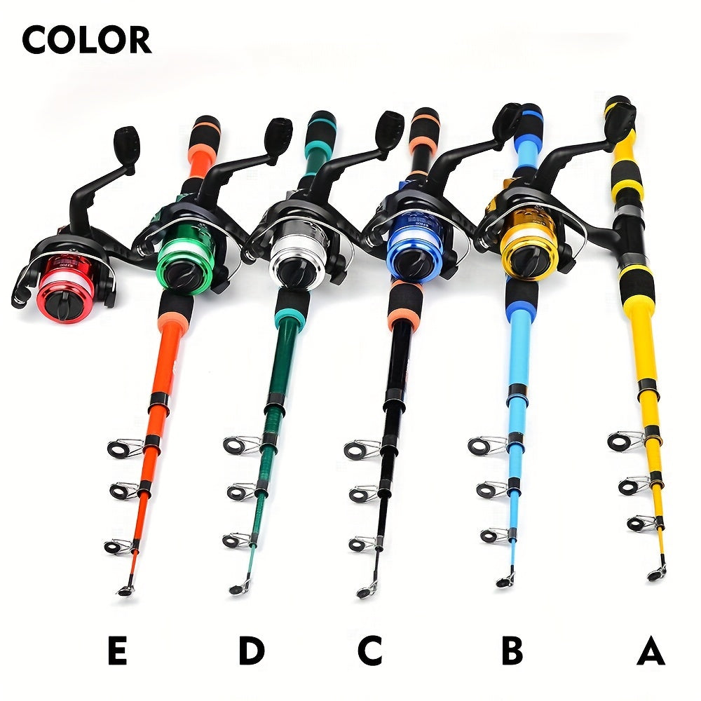 Proberos Ultra-Light Telescopic Fishing Rod - 149.35cm/179.83cm, Glass Fiber, Portable & Versatile