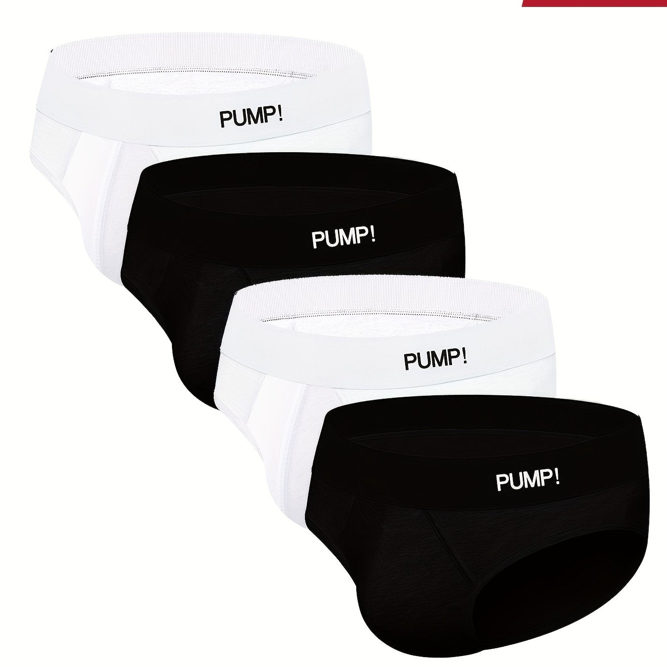 Men's Cotton Color Block Briefs available in 3pcs, 4pcs, and 6pcs in smaller sizes, designed for teens.